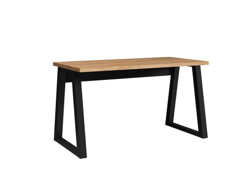 BIURKO IGA dąb craft czarny mat