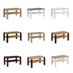 Ława z półką  115x65x51 Stolik kawowy prostokątny do salonu OLEK XII