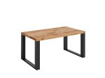 Ława 105x60 prostokątna stolik kawowy loft wotan + czarny