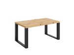  Ława 105x60 prostokątna stolik kawowy loft artisan + czarny