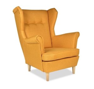 FOTEL USZAK TWIST 1180 WYGODNY FOTEL DO CZYTANIA SKANDYNAWSKI BOHO GLAMOUR 