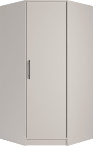 Szafa SMART 4 narożna 1 drzwiowa pojemna kaszmir biała sonoma antracyt artisan