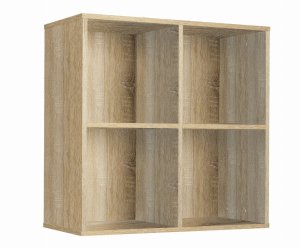 Stojak na płyty winylowe segregatory BOX 4 SONOMA regał półka organizer pojemnik