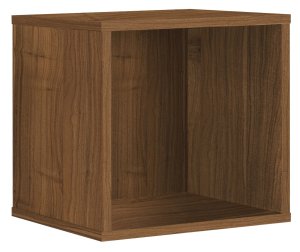 BOX 1 ORZECH Stojak na płyty winylowe segregatory regał półka organizer pojemnik