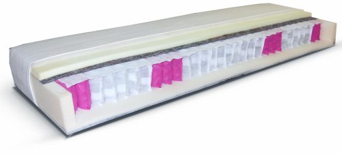 Dwustronny materac kieszeniowy 7strefowy z pianką